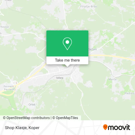 Shop Klasje map