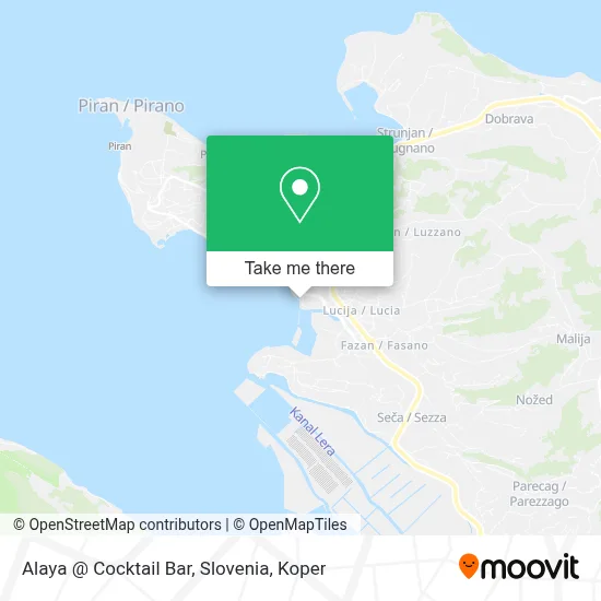 Alaya @ Cocktail Bar, Slovenia map