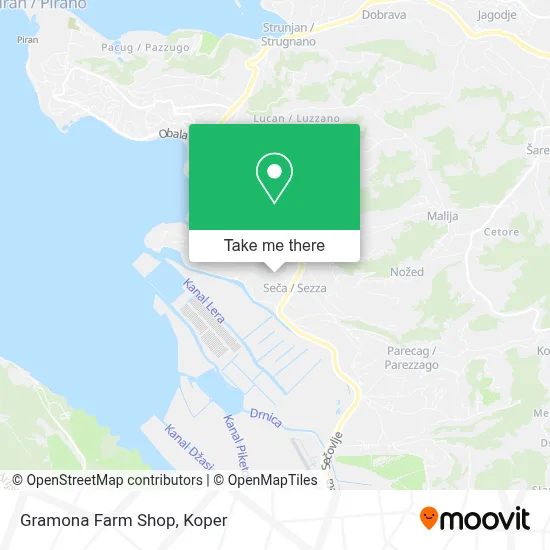 Gramona Farm Shop map