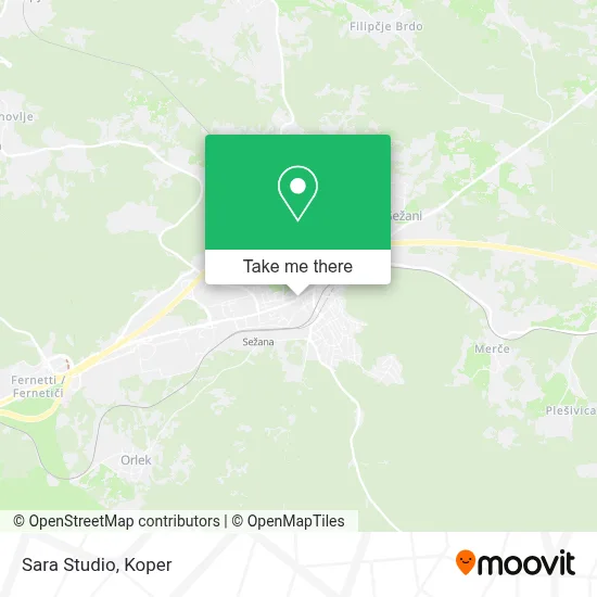 Sara Studio map