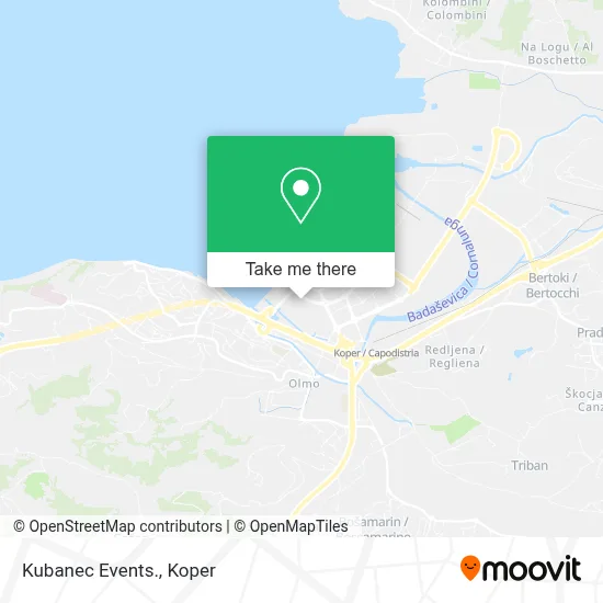 Kubanec Events. map