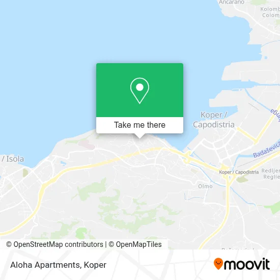 Aloha Apartments map