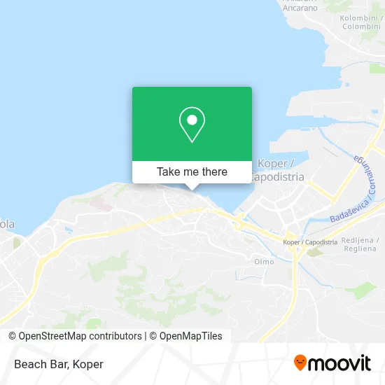 Bar Spiaggia map