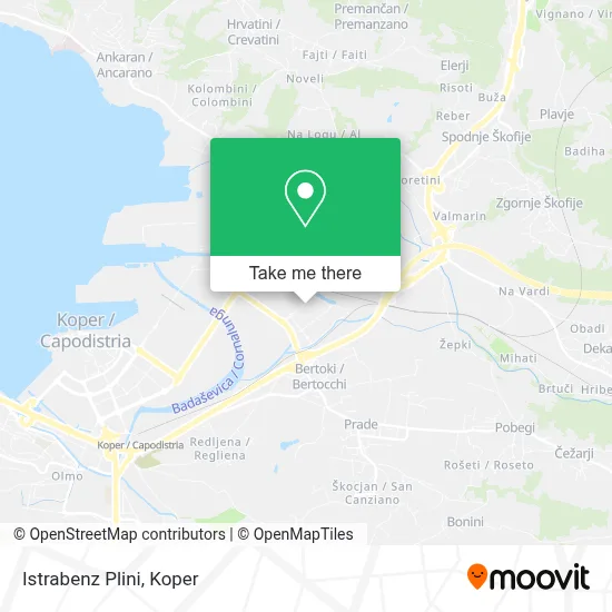 Istrabenz Plini map