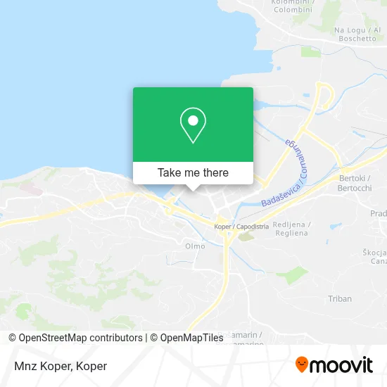 Mnz Koper map
