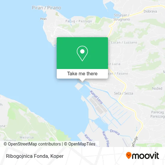 Ribogojnica Fonda map