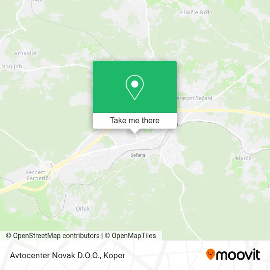 Avtocenter Novak D.O.O. map