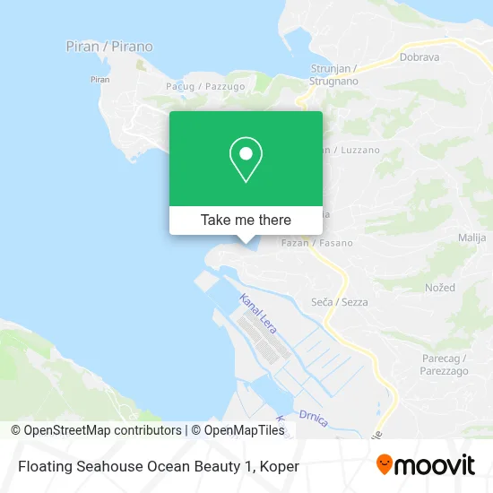 Floating Seahouse Ocean Beauty 1 map