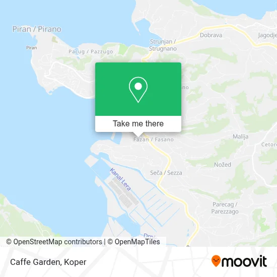 Caffe Garden map