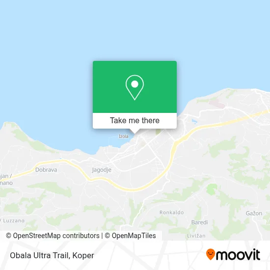Obala Ultra Trail map