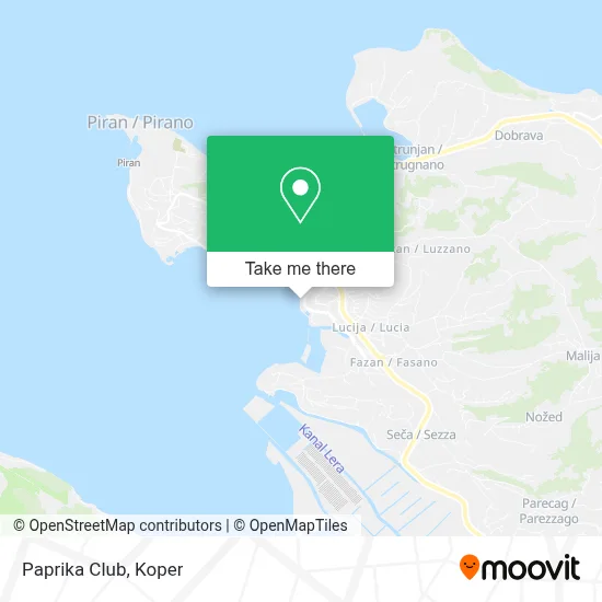 Paprika Club map