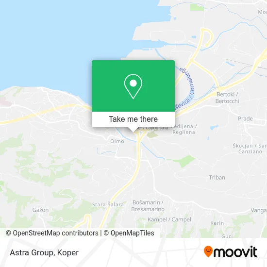 Astra Group map