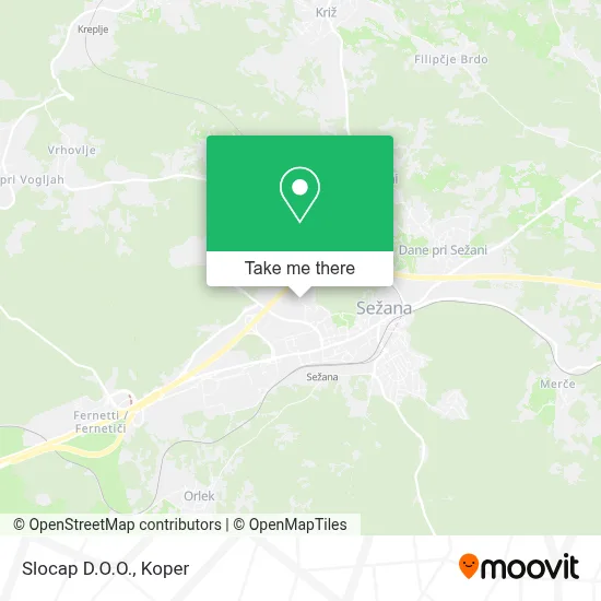 Slocap D.O.O. map