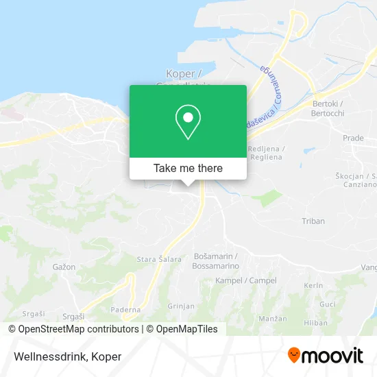 Wellnessdrink map