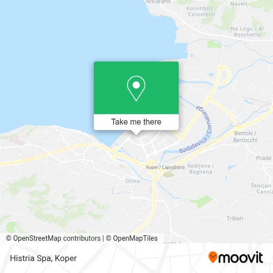 Histria Spa map