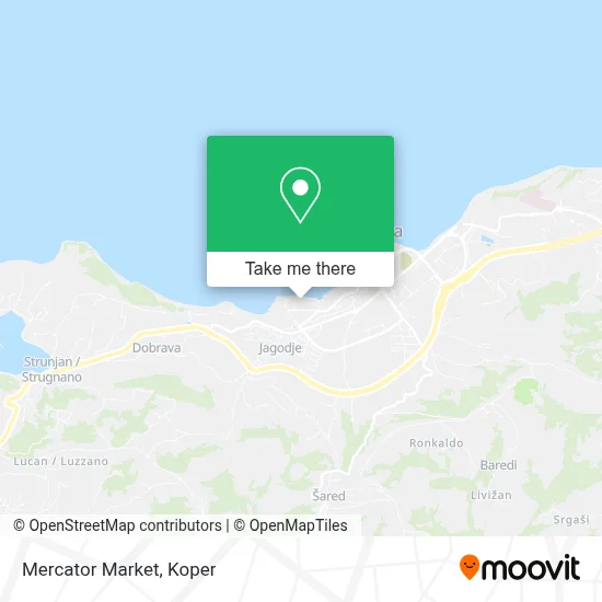 Market Mercator map