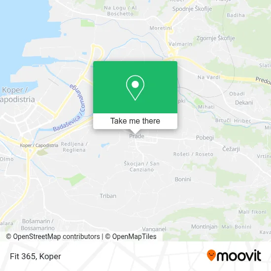 Fit 365 map