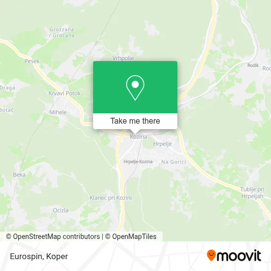 Eurospin map