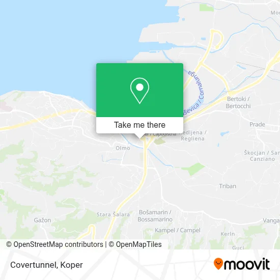 Covertunnel map