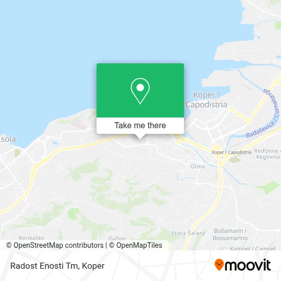 Radost Enosti Tm map