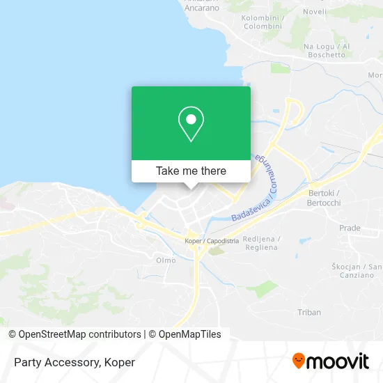Party Accessory map