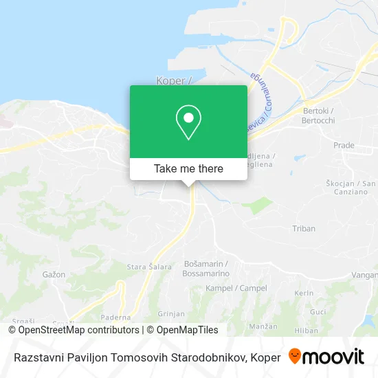 Razstavni Paviljon Tomosovih Starodobnikov map
