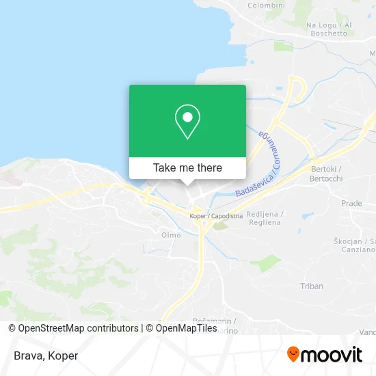 Brava map
