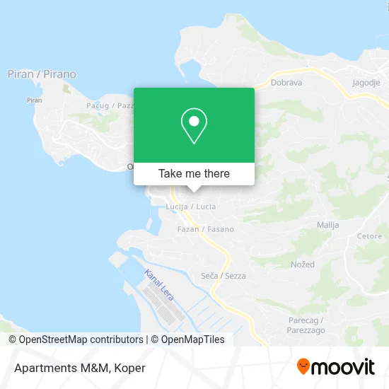 Apartments M&M map