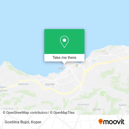 Gostilna Bujol map