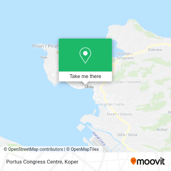 Portus Congress Centre map