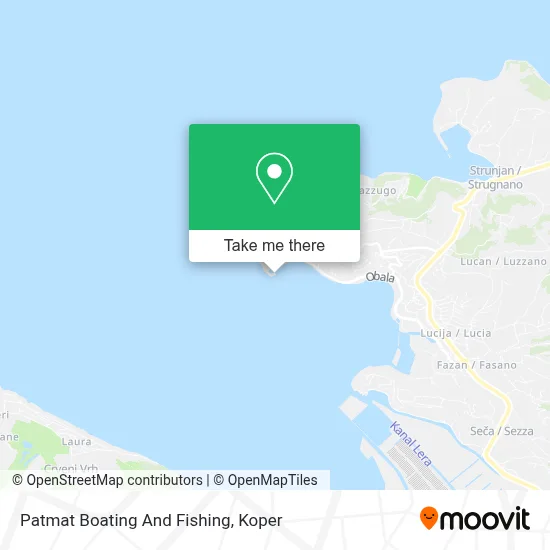 Patmat Boating And Fishing map