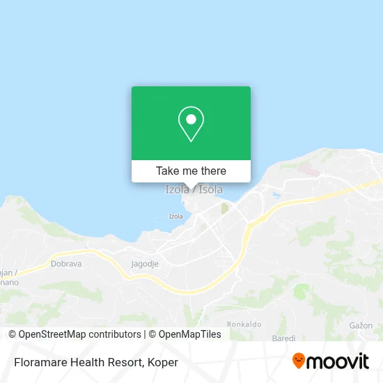 Floramare Health Resort map