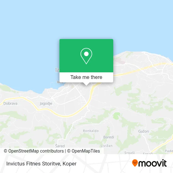 Invictus Fitnes Storitve map