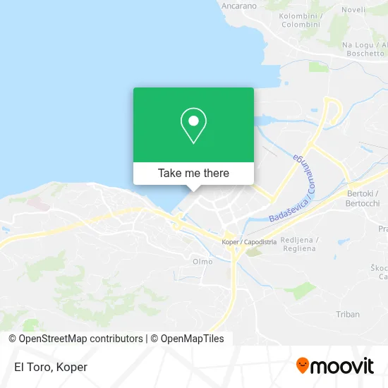 El Toro map