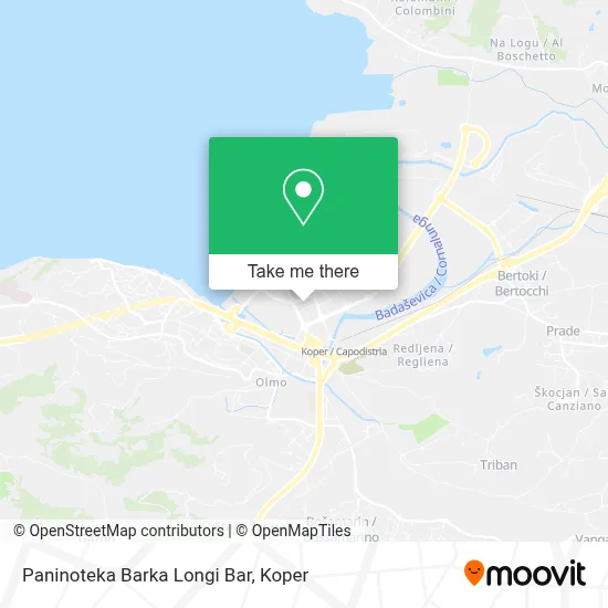 Paninoteka Barka Longi Bar map