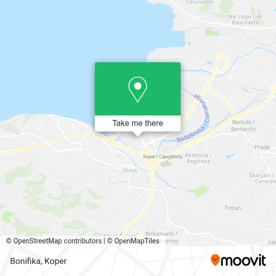 Bonifika map