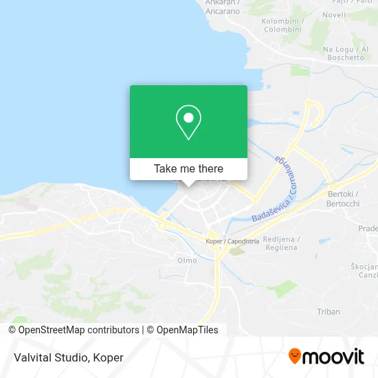 Valvital Studio map