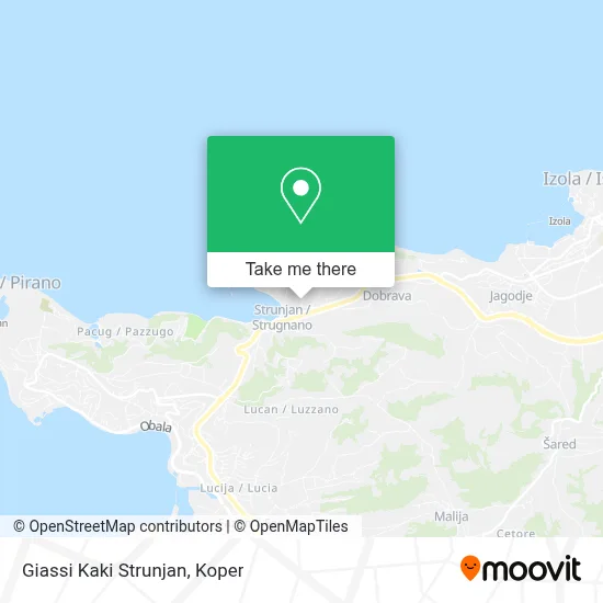 Giassi Kaki Strunjan map
