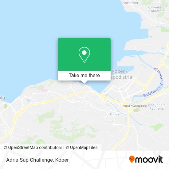 Adria Sup Challenge map