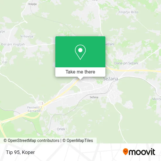 Tip 95 map