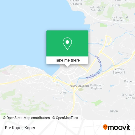 Rtv Koper map