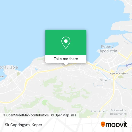 Sk Caprisgym map