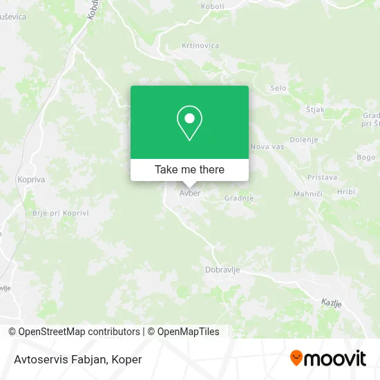 Avtoservis Fabjan map