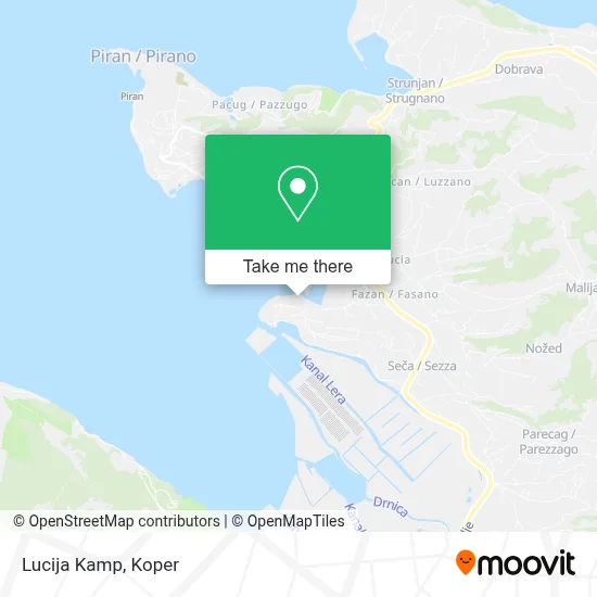 Lucija Kamp map