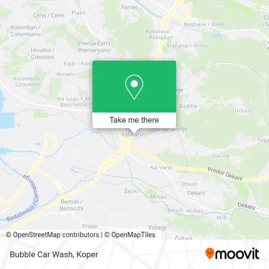 Bubble Car Wash map