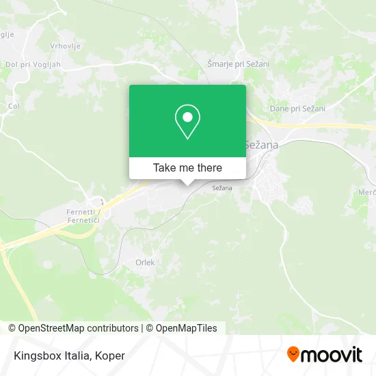 Kingsbox Italia map