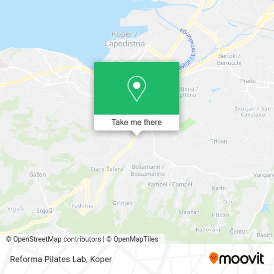 Reforma Pilates Lab map