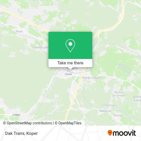 Dak Trans map