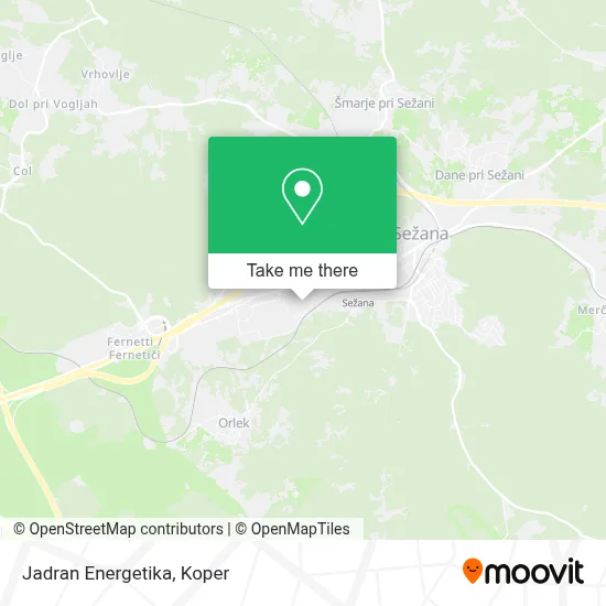 Jadran Energetika map