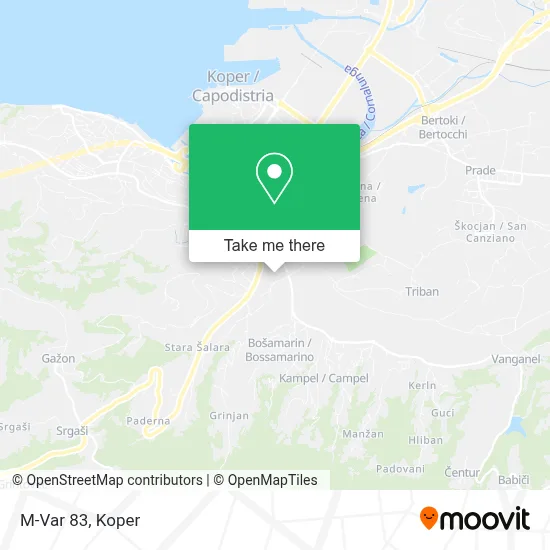 M-Var 83 map
